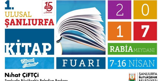 1. Ulusal Şanlıurfa Kitap Fuarı Başlıyor