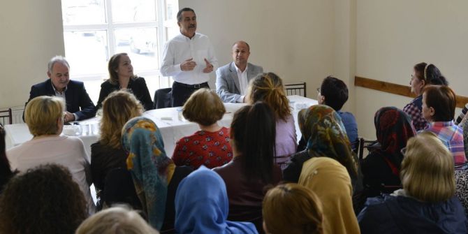 Başkan Ataç, Belde Evinde Projelerini Anlattı