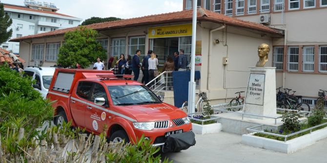 Milas’ta Lisede Gaz Paniği
