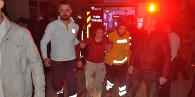 Yangında Hastanelik Oldular