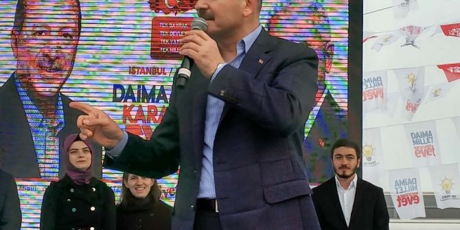 İçişleri Bakanı Süleyman Soylu, Beşiktaş’ta Konuştu