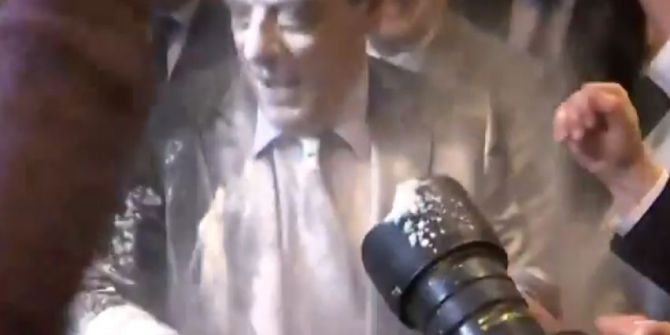 Fransız Cumhurbaşkanı Adayı Fillon’a ‘Unlu’ Protesto