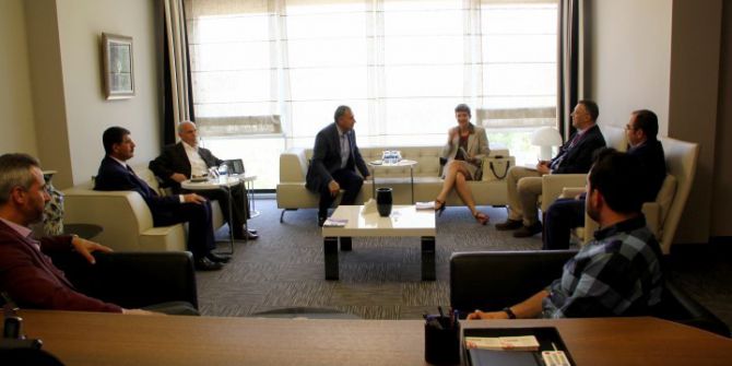 Abd’li Konsolostan Aosb Yönetimine Ziyaret