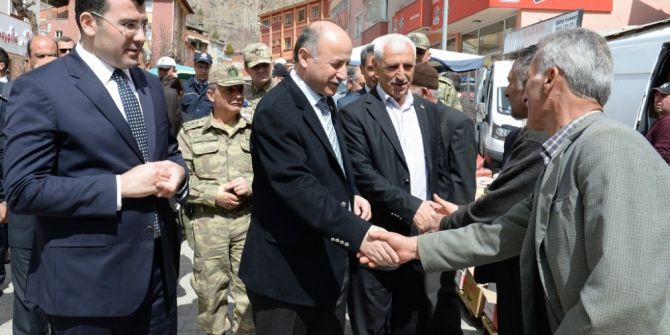 Tortum’da Niyazi Çakmakçı İmam Hatip Ortaokulunun Temeli Atıldı