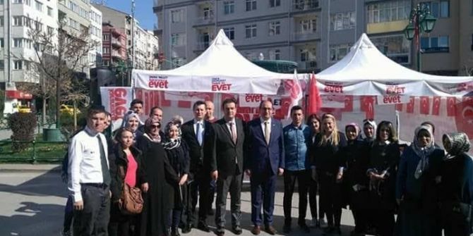Ak Parti Tepebaşı İlçe Teşkilatı Vatandaşlarla Buluşmaya Devam Ediyor