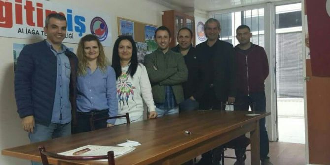 Eğitim-iş Aliağa Temsilcisi Mustafa Gök Yeniden Seçildi