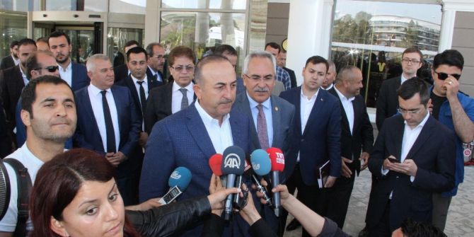 Bakan Çavuşoğlu: "Abd’nin Müdahalesini Yerinde Buluyorum"