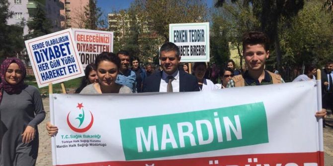 Mardin’de Sağlıklı Yaşam Yürüyüşü Yapıldı