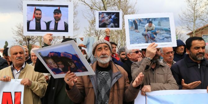 İdlib Katliamında Ölenler İçin Ankara’da Gıyabi Cenaze Namazı Kılındı