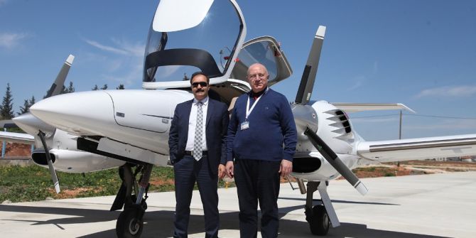 Rektör Gür, Havacılık Ve Uzay Bilimleri Fakültesinin Eğitim Uçağının Deneme Uçuşuna Katıldı