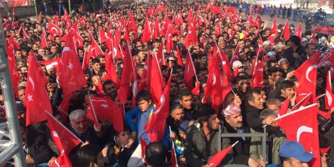 Yüksekova’da Başbakan Yıldırım Coşkusu