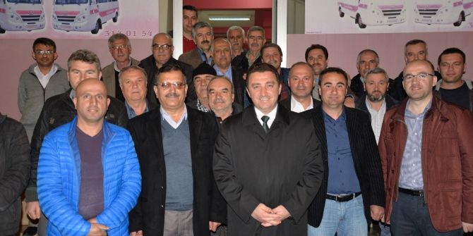 Başkan Bakıcı Minibüsçüler Derneği’ne Konuk Oldu