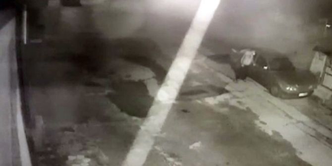 Oto Hırsızı Kamerada