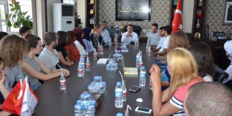 Tömer’li Öğrencilerden Başkan Aksoy’a Ziyaret