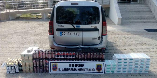 Edirne’de 91 Bin Tl’lik Kaçak Likit Ele Geçirildi