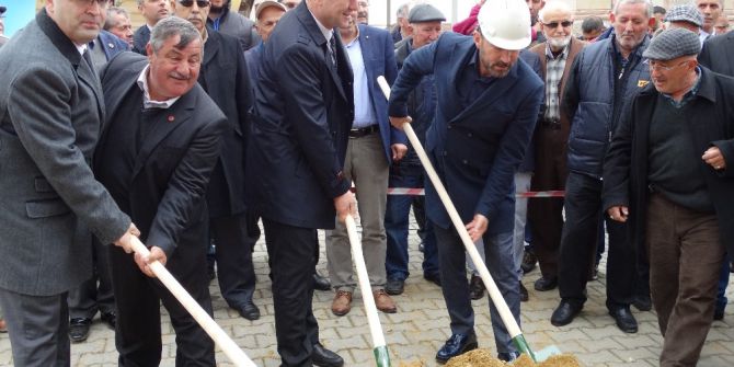 Başkan Doğan, Akmeşe Doğal Gaz Hattının Temelini Attı