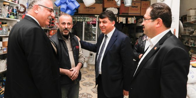 Fadıloğlu İle Yüksel Esnafı Ziyaret Etti