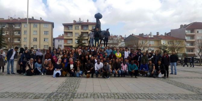 67 Ülkeden 150 Öğrenci Akşehir’i Gezdi