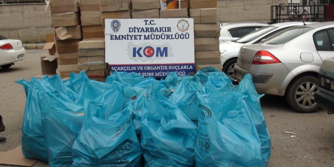Diyarbakır’da 59 Bin Paket Kaçak Sigara Ele Geçirildi