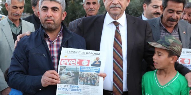 Başkan Demirkol Sırrın Mahallesinden Evet İçin Destek İstedi