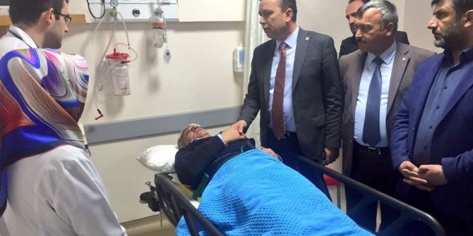 Yalçın Topçu’nun Konvoyunda Trafik Kazası