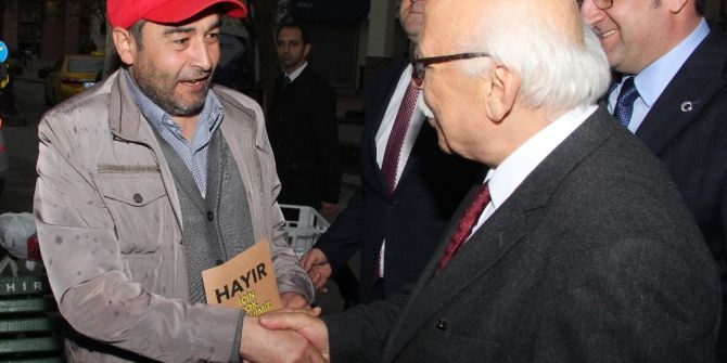 Bakan Avcı ‘Hayır’ Çadırında