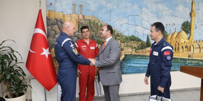 Türk Yıldızları Ekibi Gösteri Öncesi Şanlıurfa’da