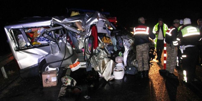 Gurbetçi Çifti Kaza Ayırdı