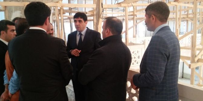 Rektör Alma, Üniversite Camisinde İncelemelerde Bulundu