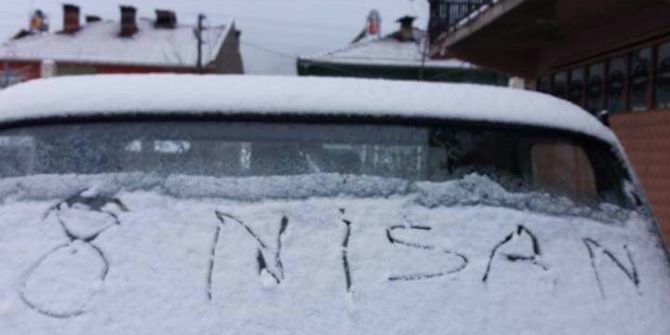 Bursalılara Nisan Karı Sürprizi