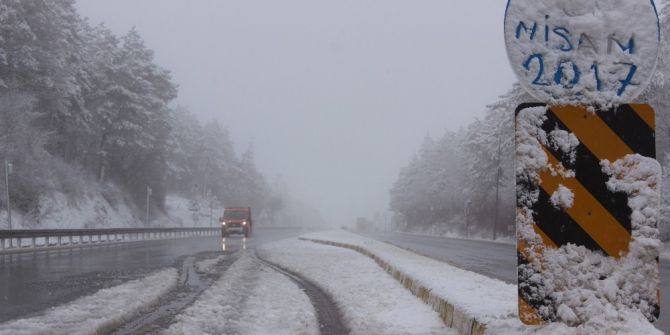 Bolu Dağı’nda Kar Ve Sis Etkili Oldu