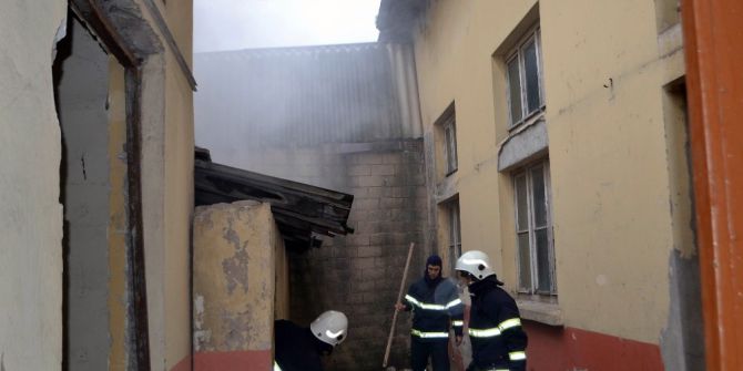 Kullanılmayan Depoda Yangın