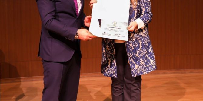 Hakan Zengin’e Rektör Çakar’dan Teşekkür