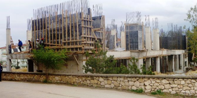 Bilecik’te Öğrenci Yurdu İnşaatı Sürüyor