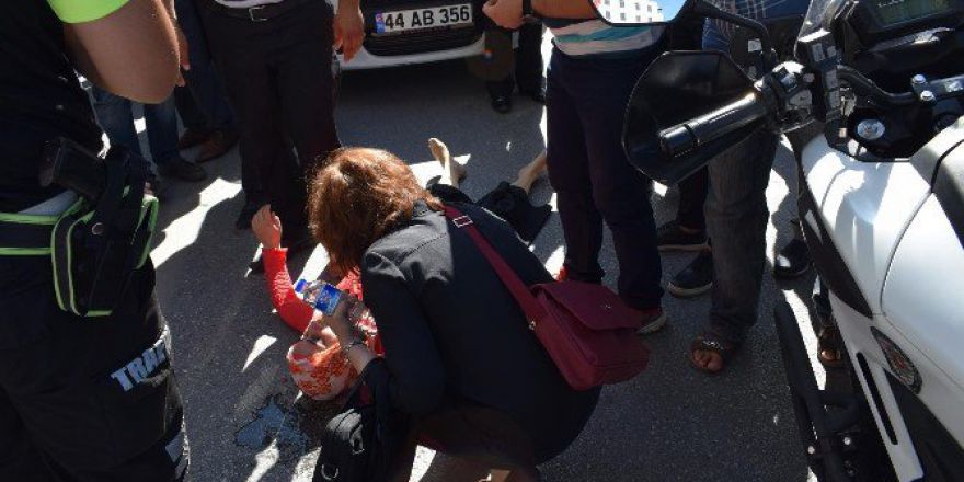 Yayaya Çarpan Otomobil Sürücüsü Darp Edildi