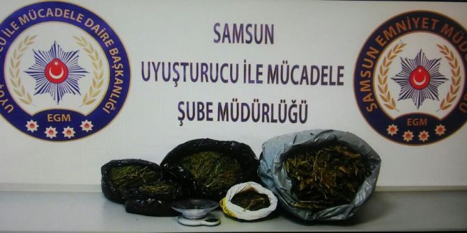 Evlerinde 6 Kilo Esrarla Yakalanan Baba-oğul Gözaltına Alındı