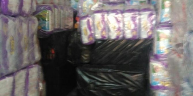 Çocuk Bezine Sarılı Kaçak Sigara Ele Geçirildi