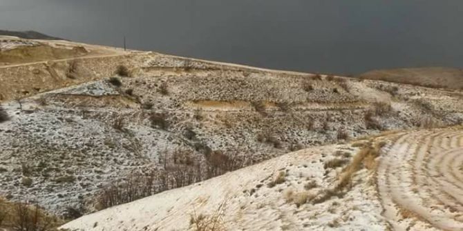 Akçadağ İlçesinde Dolu Yağışı Etkili Oldu