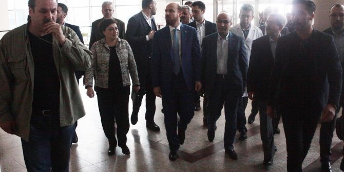 Bilal Erdoğan, Miting Yolunda Yaralanan Kazazedeleri Hastanede Ziyaret Etti