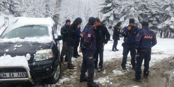 Kamp Yapmak İçin Geldiler Yaylada Mahsur Kaldılar