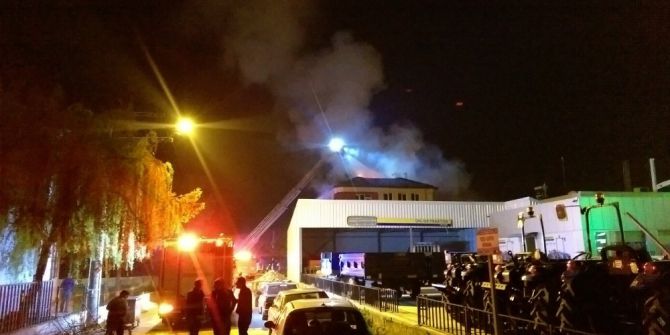 İznik’te Çatı Kül Oldu