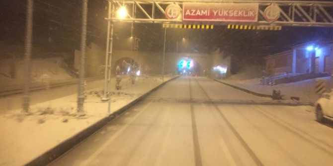 Malatya’da Kar Yağışı Başladı