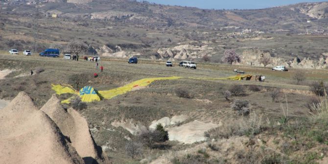 Kapadokya’da Balon Düştü, 1 Ölü 20 Yaralı