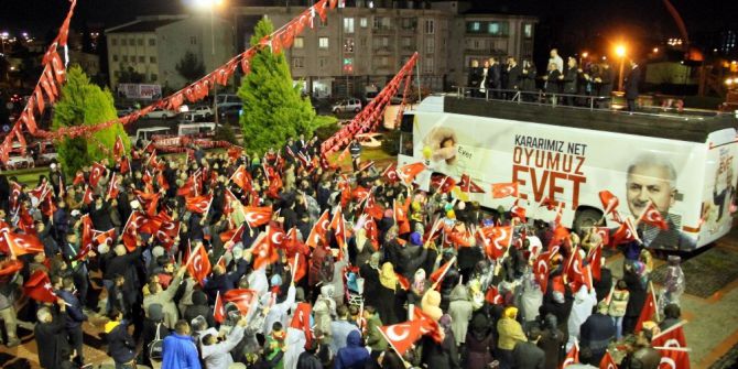 Tekkeköy’de Referandum Mitingi