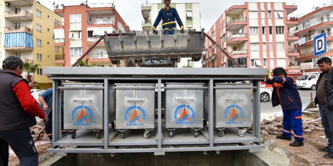 Muratpaşa’da 2 Bin 475’inci Konteyner Yeraltında