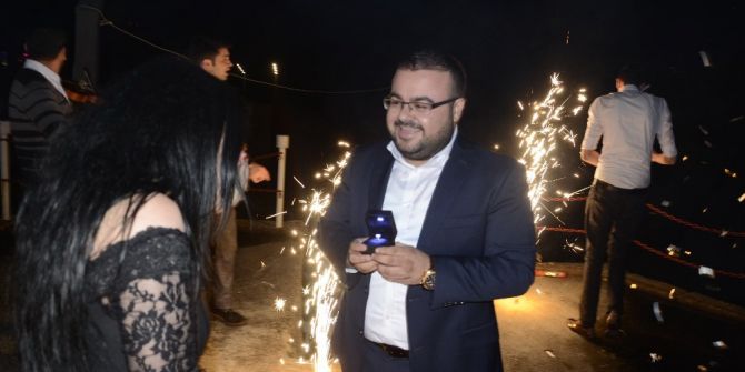 Düğünde Sürpriz Evlenme Teklifi