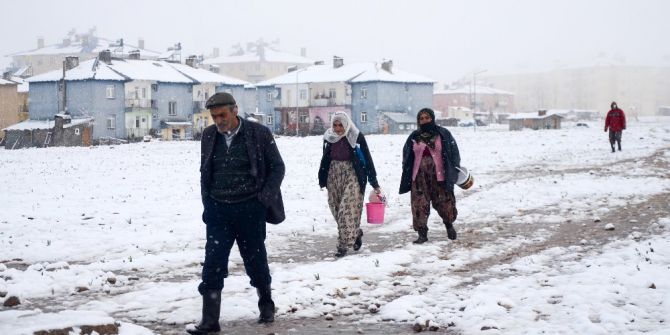 Tunceli’nin Ovacık İlçesinde Kar Sürprizi