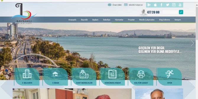 Bayraklı Belediyesi Web Sitesi Yenilendi