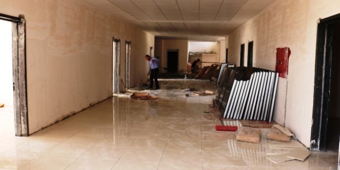 Akçakale Kültür Merkezi Hızla Yükseliyor