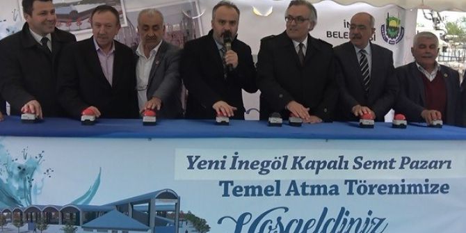 İnegöl Yeni Kapalı Semt Pazarına Kavuşuyor